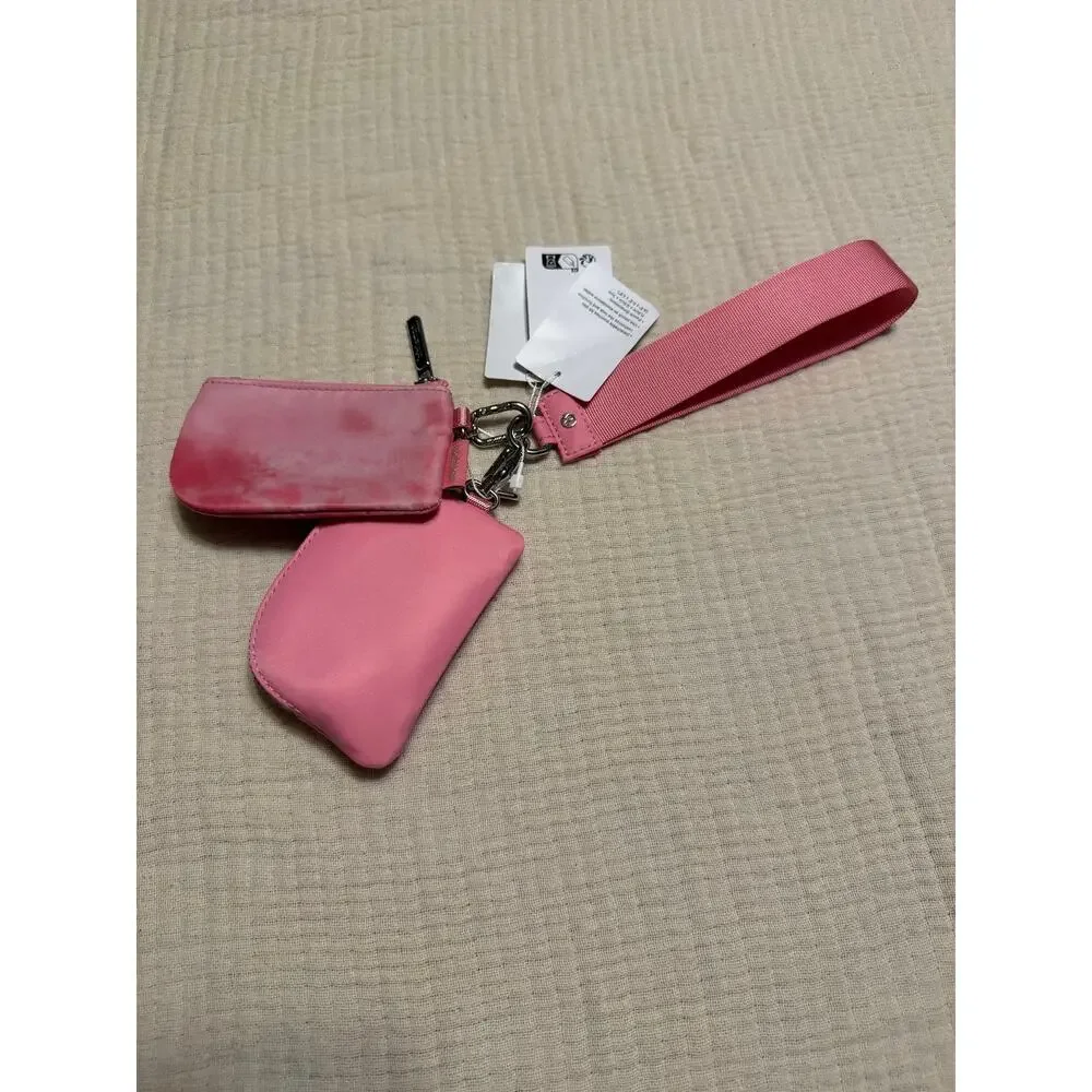 Tie Dye Pink Dual Pouch Lululemon NWT